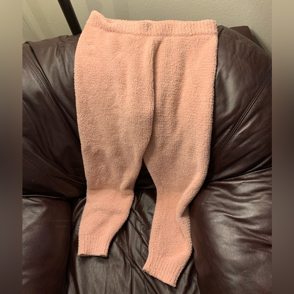 Fashion Nova Soft Pink Fluffy Leggings